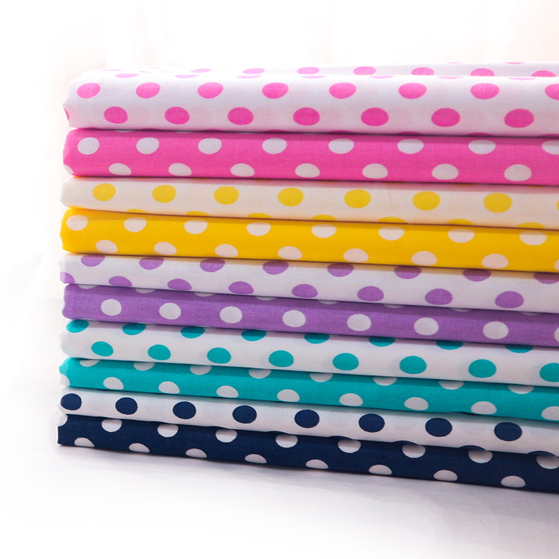 Home Textiles List - ผ้าฝ้ายลายจุด 100% สำหรับงานเย็บปักถักร้อย DIY สำหรับเสื้อผ้าตุ๊กตา ของตกแต่งบ้าน