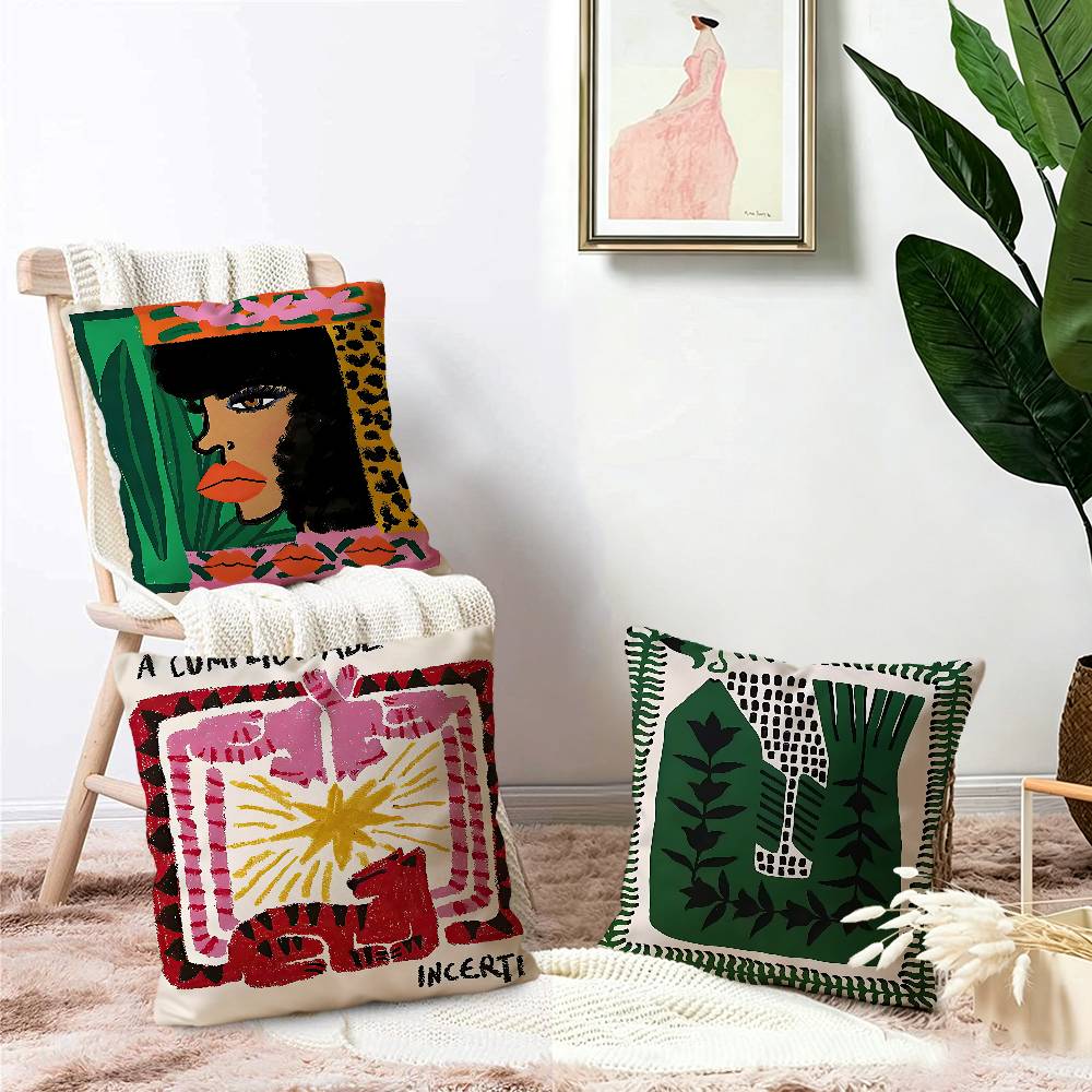 Home Textiles Egypt - ปลอกหมอนอิงลายงูเสือดาวอียิปต์โบราณ สำหรับโซฟาและรถยนต์ ของขวัญคริสต์มาส ขนาด 40x40 ซม.