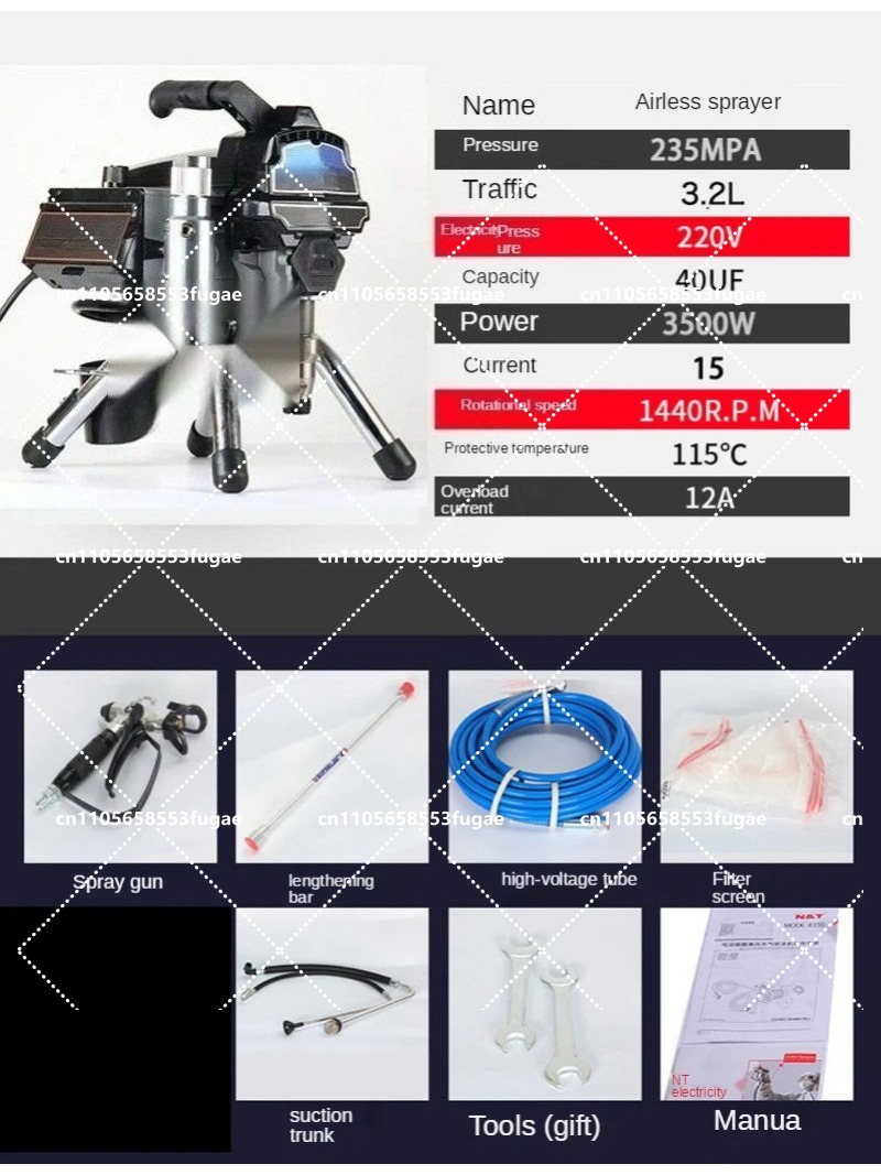 เครื่องพ่นสีแบบไร้อากาศ รุ่นมื - Home Textiles Industry บทวิจารณ์และราคา