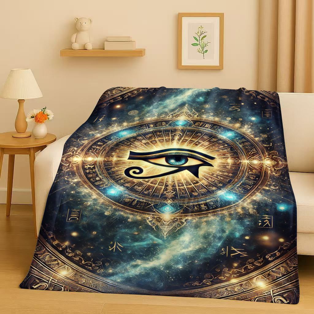 ผ้าห่มลายภาพเขียนโบราณของอียิป - Home Textiles Egypt บทวิจารณ์และราคา