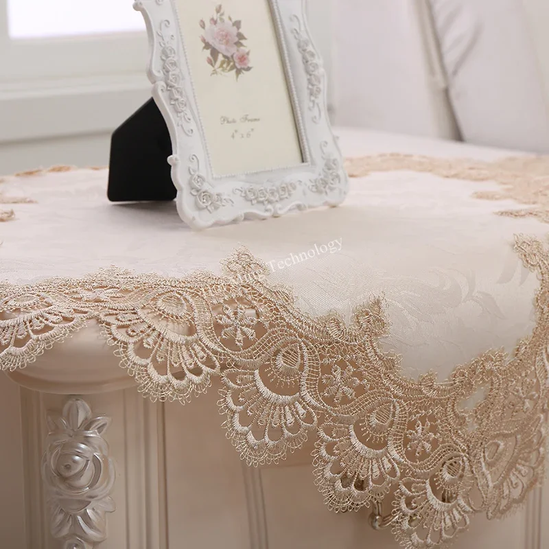 ตารางผ้าโต๊ะกลมครีมตาราง Jacqu - Home Textiles List บทวิจารณ์และราคา