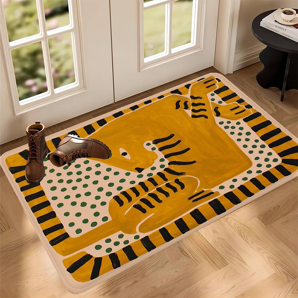 พรมเช็ดเท้าลายเสือดาวอียิปต์โบ - Home Textiles Egypt บทวิจารณ์และราคา