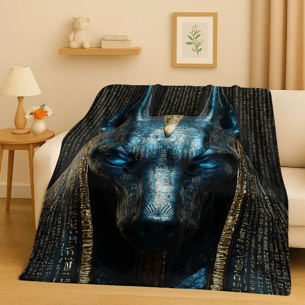 ผ้าห่มลายการ์ตูนเทพอันูบิสฟาโร - Home Textiles Egypt บทวิจารณ์และราคา