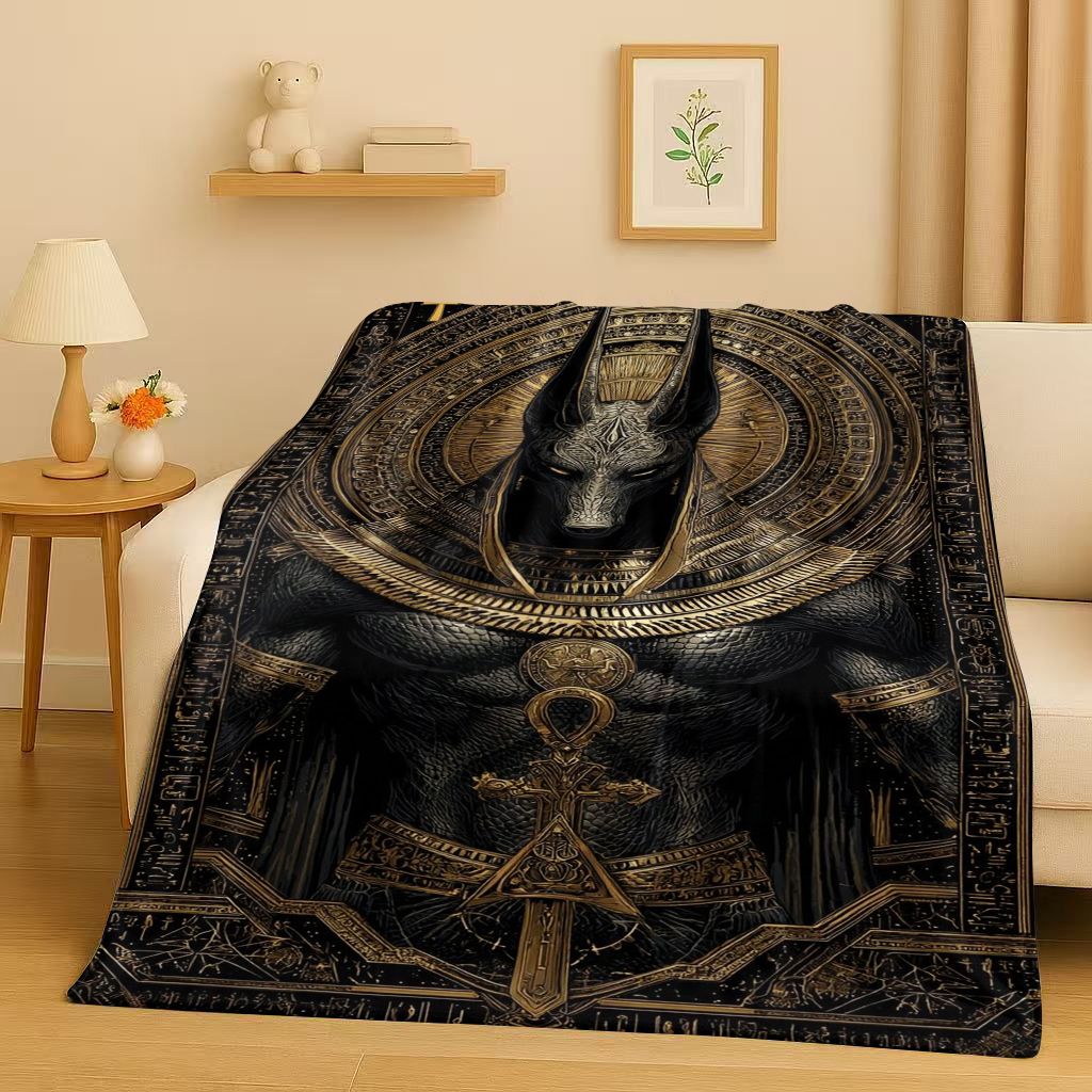 ผ้าห่มลายการ์ตูนเทพอันูบิสฟาโร - Home Textiles Egypt บทวิจารณ์และราคา