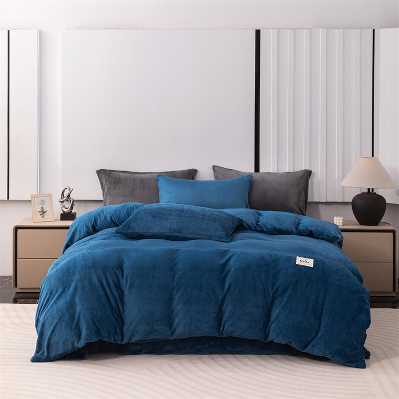 ปลอกผ้านวมกำมะหยี่สีพื้นคุณภาพ - Home Textiles & Decorations บทวิจารณ์และราคา