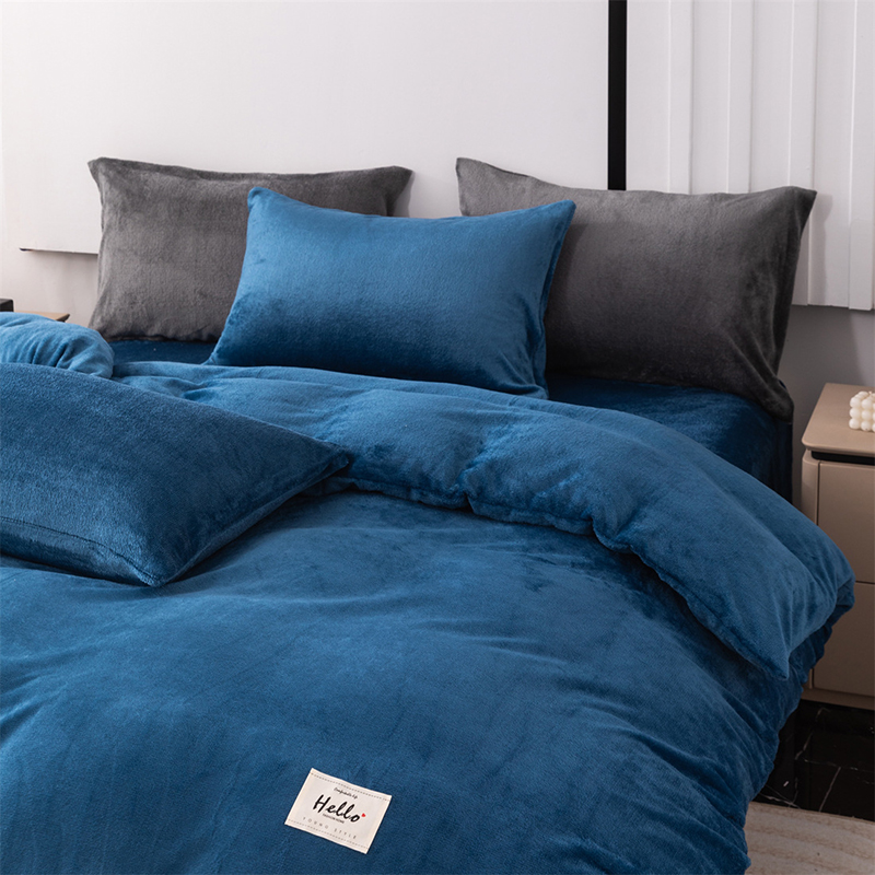 ปลอกผ้านวมกำมะหยี่สีพื้นคุณภาพ - Home Textiles & Decorations บทวิจารณ์และราคา