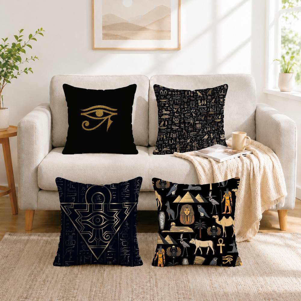 อียิปต์โบราณ ฮีโรไกลฟ์ สแควร์  - Home Textiles Egypt บทวิจารณ์และราคา