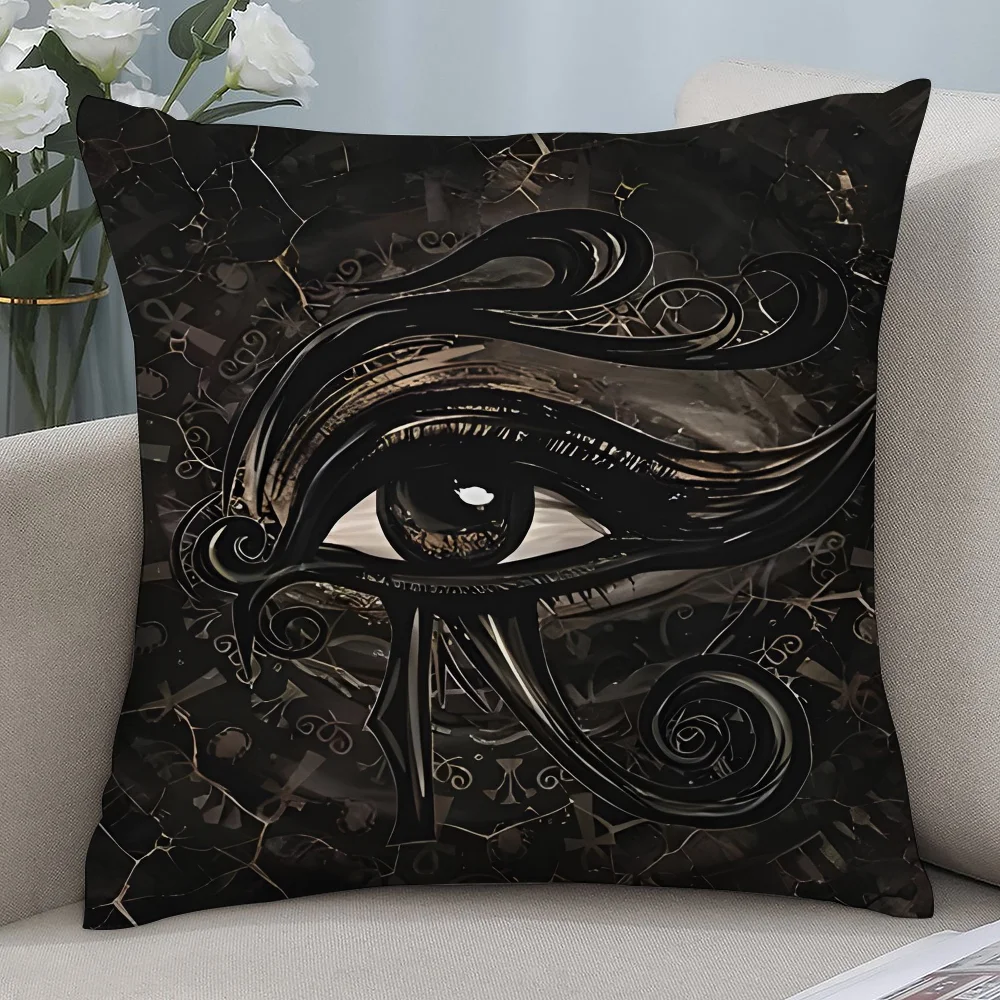 ปลอกหมอนอิงอียิปต์โบราณลายอานู - Home Textiles Egypt บทวิจารณ์และราคา