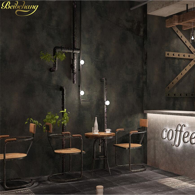 Retro ซีเมนต์สีเทาวอลเปเปอร์เม - Home Textiles Industry บทวิจารณ์และราคา