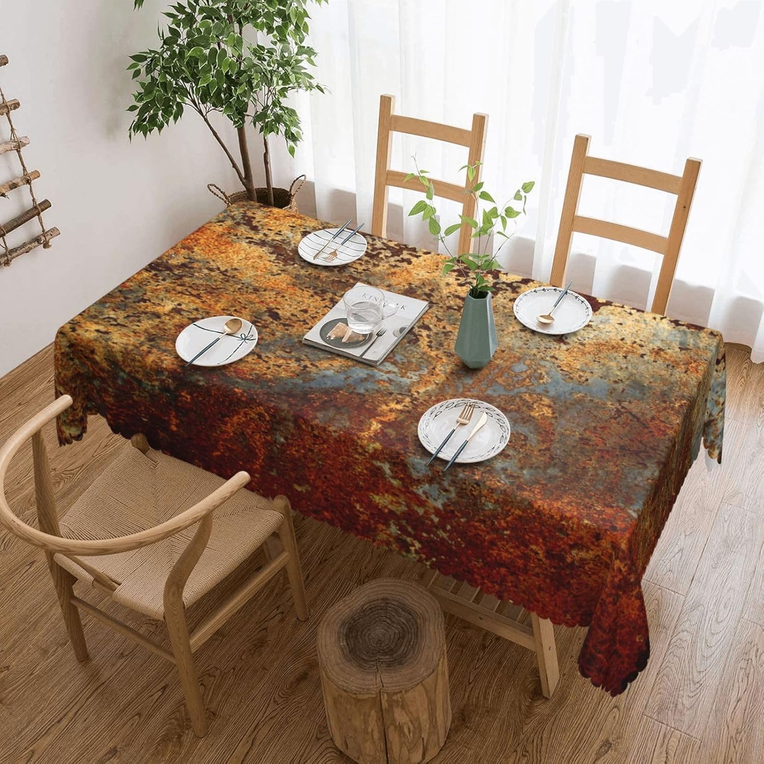 ผ้าปูโต๊ะสีน้ำตาลอุตสาหกรรม สี - Home Textiles Industry บทวิจารณ์และราคา