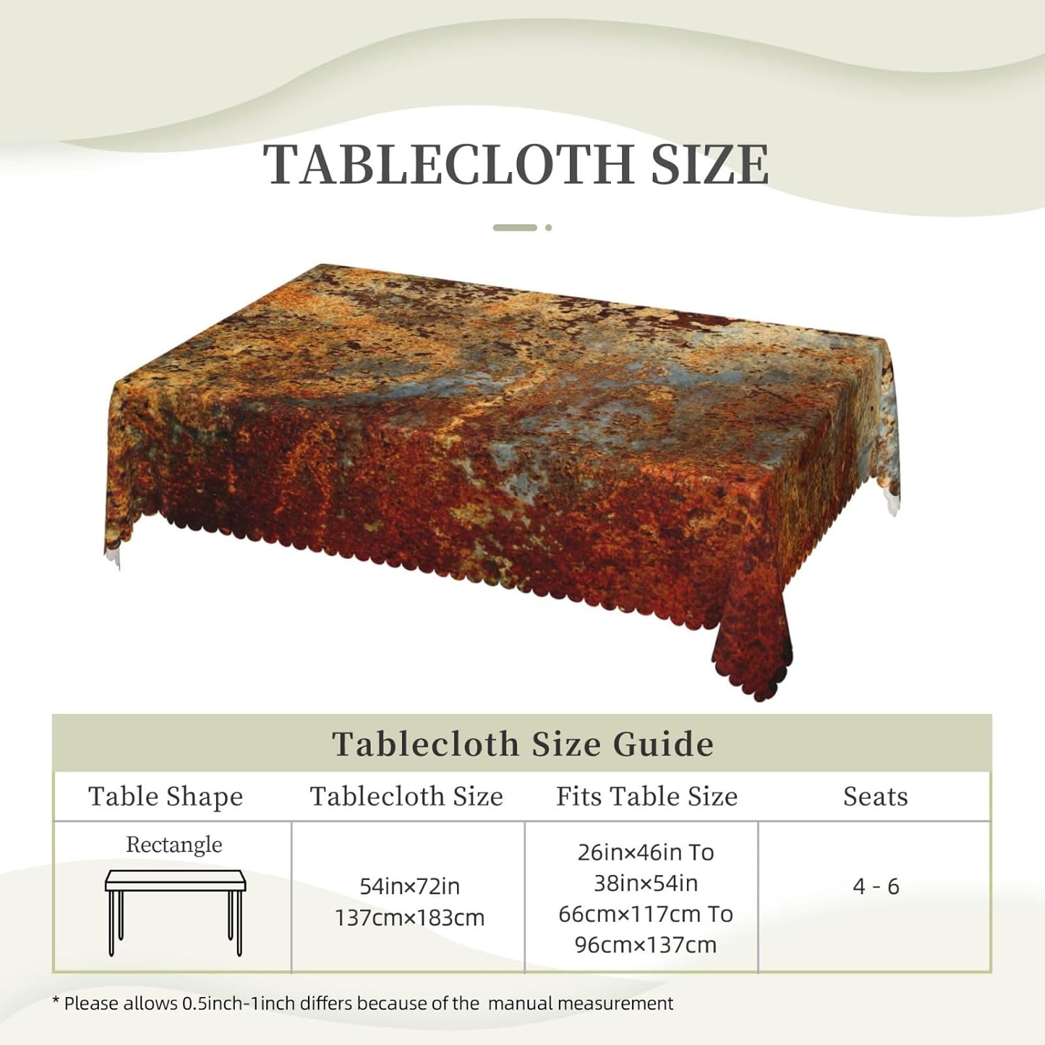 ผ้าปูโต๊ะสีน้ำตาลอุตสาหกรรม สี - Home Textiles Industry บทวิจารณ์และราคา