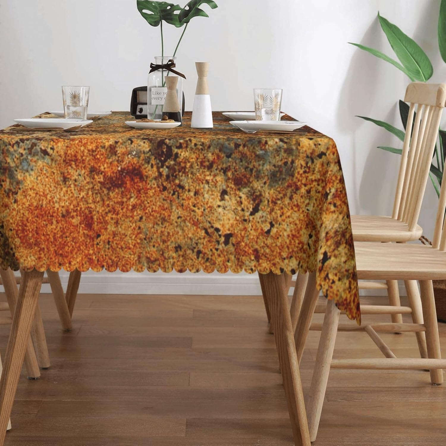 ผ้าปูโต๊ะสีน้ำตาลอุตสาหกรรม สี - Home Textiles Industry บทวิจารณ์และราคา