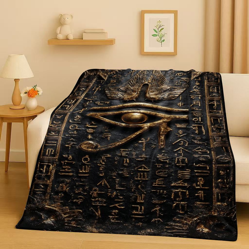 ผ้าห่มลายภาพโบราณอียิปต์ 3 มิต - Home Textiles Egypt บทวิจารณ์และราคา